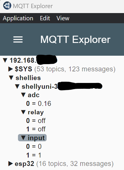 MQTT Server Topics